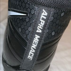Black Nike Cleats Alpha Menace Football